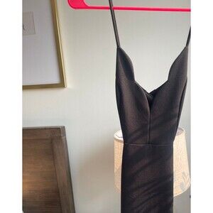 Black bodycon dress
